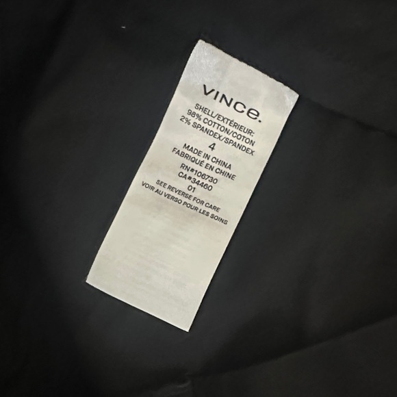 Vince Women's Black Dress Shorts - Picture 6 of 7